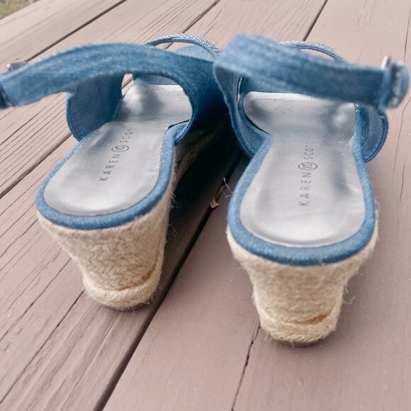 Karen Scott Denim Espadrilles - Picture 3 of 5